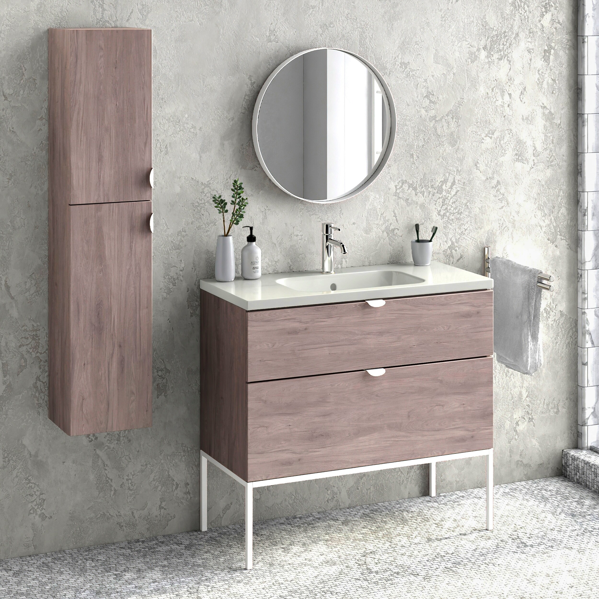 Free Standing Bathroom Sink Vanity Rispa